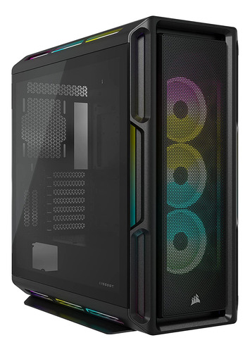 Gabinete Gamer Corsair Series 5000t Rgb Preto Mid Tower