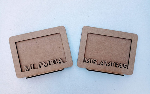 Porta Retratos Fibrofacil Día Del Amigo 10x15cm 4 Un