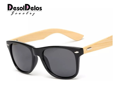 Lentes De Sol Madera De Bambú Uv400 