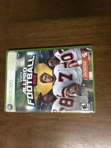 Juego Original Xbox 360: All-pro Football 2k8