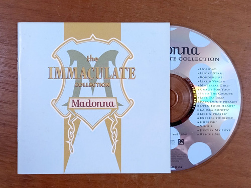 Cd Madonna - The Immaculate Collection (1990) Usa R5