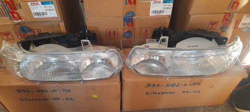 Faros De Chevrolet Silverado 99 00 01 02