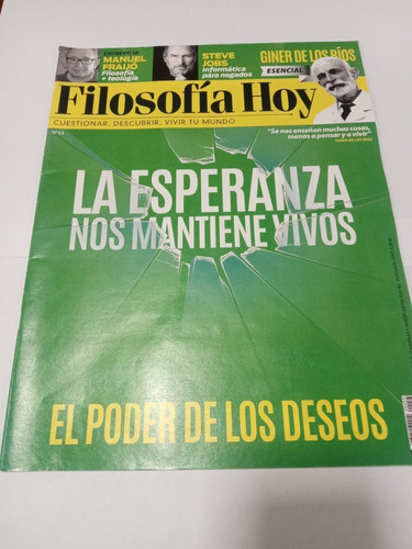 Revista Filosofia Hoy Nº53 La Esperanza Nos Mantiene Vivos