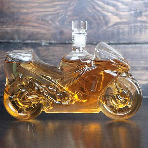 Decantadores De Licor En Forma De Motocicleta, Botella De