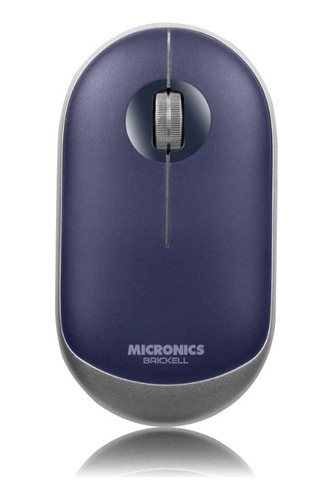 Mouse Inalámbrico Micronics Brickell Mic M703rx Azul/plata