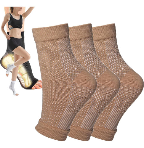 3 Pares De Calcetines Comprex De Compresión Para La Neuropat