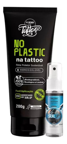 No Plastic 200g + Brinde Seal Up Mboah Plástico Filme