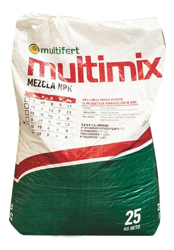 Fertilizante Para Grama Bahiana Multimix Fertigrama 25kg