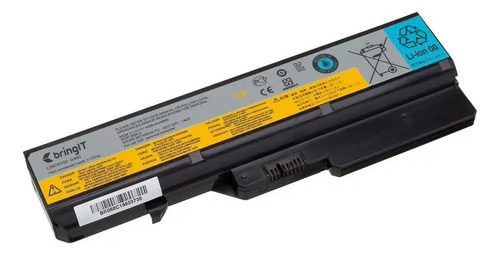 Bateria Para Notebook Lenovo L09c6y02 4400 Mah Preto Marca Bringit