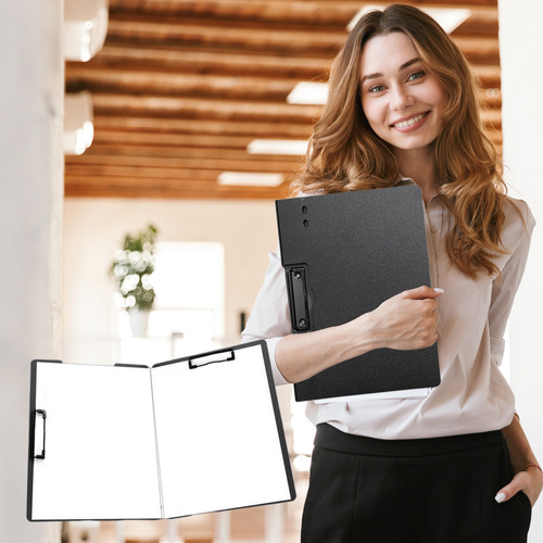 V 3pc A4 Board Clip Folder Clipboard Clipboard Suprimentos D