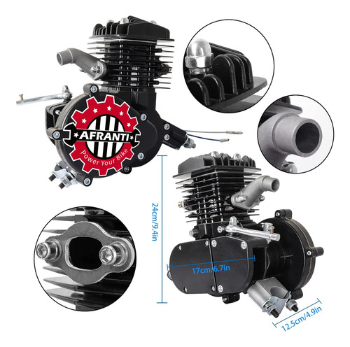 Kit Motor Bicicleta 80 Cc 2 Tiempos 26 A 28 Pulgadas Mmg