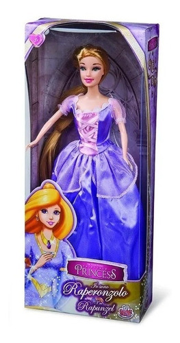 Imagen 2 de 9 de Muñeca Princesa Rapunzel 30 Cm Articulada Playking