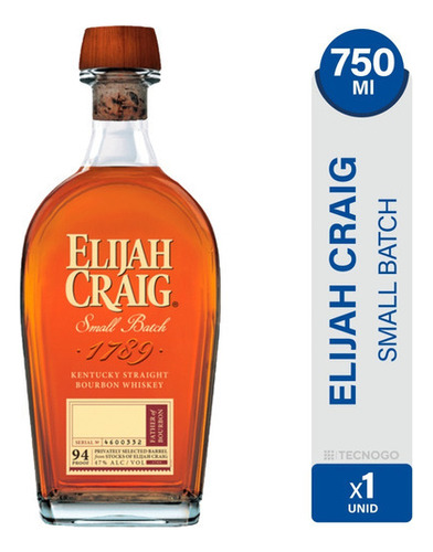 Whisky Elijah Craig Small Batch Bourbon Kentucky Straight