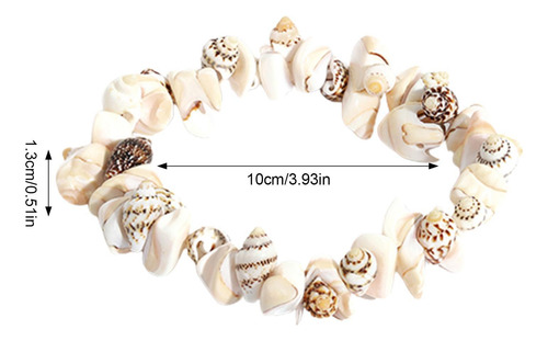 Brazalete De Conchas Marinas Brazalete De Concha Pulsera De