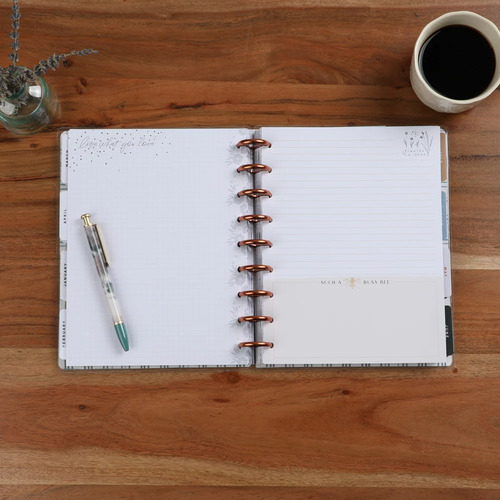 Repuesto Hojas Cuaderno Discos Happy Planner Diseño Granjero