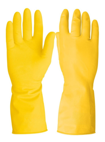 Guantes Látex Limpieza, Medianos, Pretul Pretul 23260