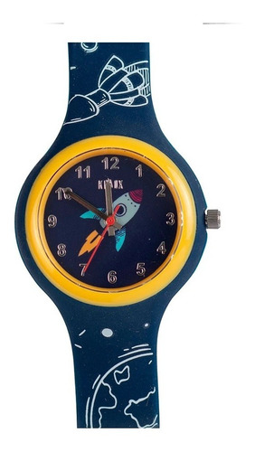 Reloj Niños Diseño Planetas Kenox Color de la correa Azul marino