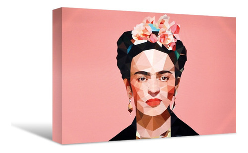 Cuadro Decorativo Para Sala O Comedor Impreso Con Bastidor Color Frida