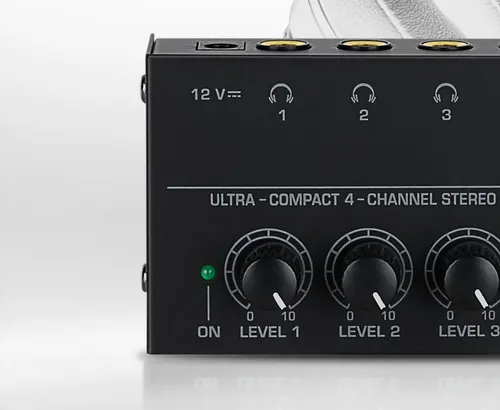 Imagen 2 del producto Multicanal Amplificador Audífonos Con 4 Canales Negro