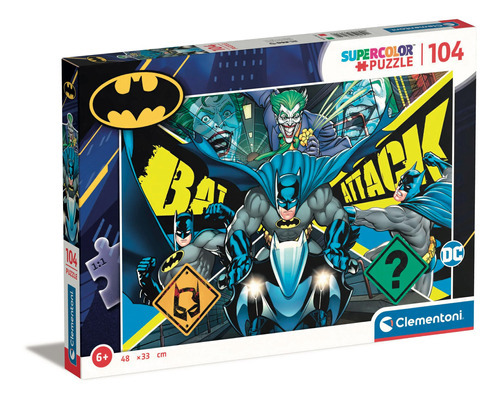 Rompecabezas Batimoto Batman Vs Joker 104p Clementoni Attack