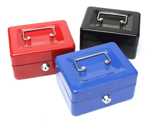 Cofre Portavalores RD Caja Fuerte Monedero N°2 Color Azul