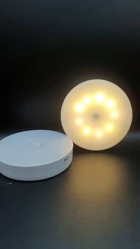 Pack X2 Luz De Noche Led Con Sensor De Movimiento Recargable