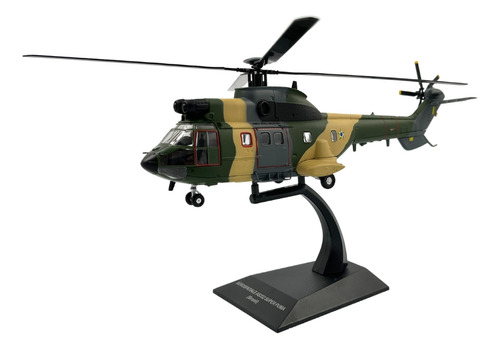 Helicóptero Combate Aeropastiale As332 Super Puma Brasil Cor Verde Militar