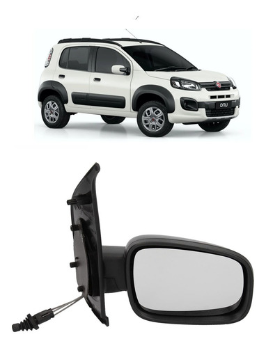 Espejo Fiat Uno Way 2010 2011 2012 2013 2014 2015 2016manual