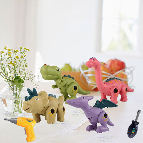New Desmontar Juguetes De Dinosaurios Con Herramientas 7 Pcs