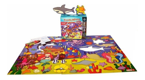 Imagen 2 de 6 de Puzzle Rompecabezas Fondo Del Mar 28 Piezas - Playking