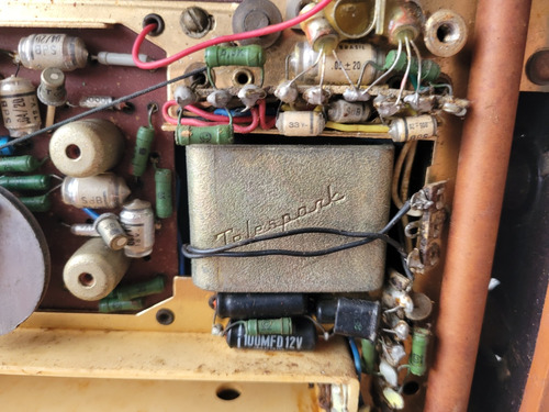 Rádio Antigo Telespark Transcosmos No Estado Para Restauro (Usado)