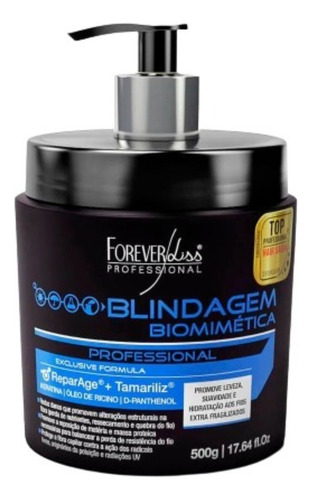 Máscara Tratamento Forever Liss Blindagem Biomimética 500g