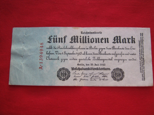 Alemania 5.000.000 Marcos 1923 