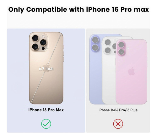 Case Soft Premium Mist Blue Para iPhone 16 Pro Max + Micas