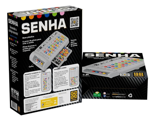 Jogo Tabuleiro Senha Quebrar Codigo Codebreakers Grow