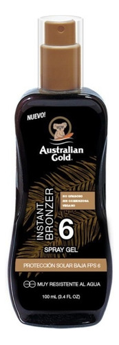 Australian Gold Protector Solar Spray Bronze Fps 6 100ml