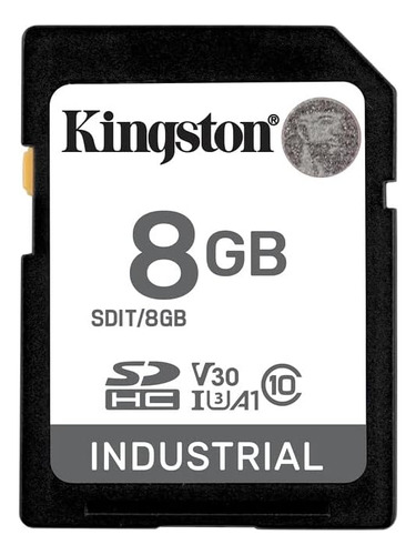 Tarjeta Memoria Industrial Sdhc Kingston 8gb 100mb/s Uhs-i