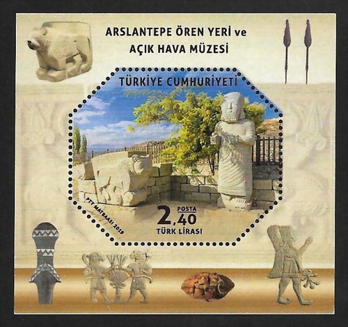 Turkia 2019 , Arslantepe , Arqueologia , Hoja Souvenir