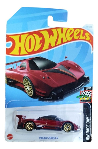 Hotwheels Pagani Zonda R Bordo Bordó