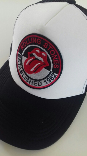 Gorro Tucker Con Parche Bordado Rolling Stones 1962 