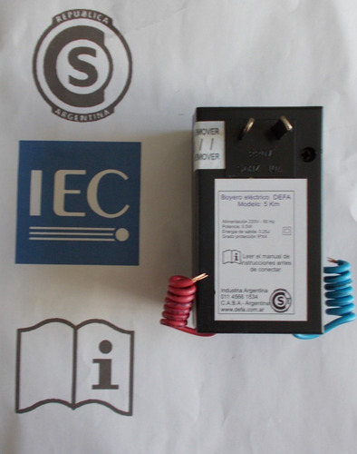 Electrificador 5km Boyero Electrico Unico Consumo 0,2w Envio Cuotas