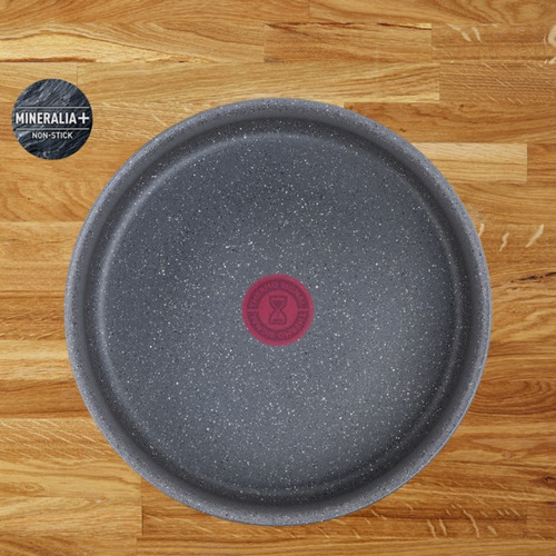 Juego de Sartenes T-Fal Natural On Ingenio 24/28 Cm Mango Removible Comodidad y Facilidad en Cada Uso Cocina Sin Límites L7669353