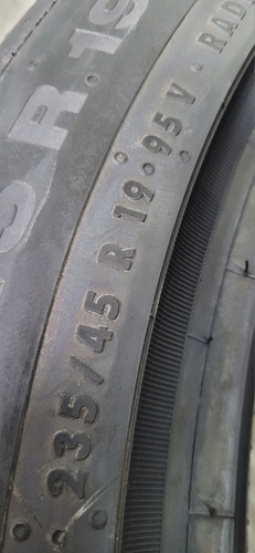 Pneu Continental 235/45 R19 95v Contisport 5 Rft Vulcanizado (Usado)