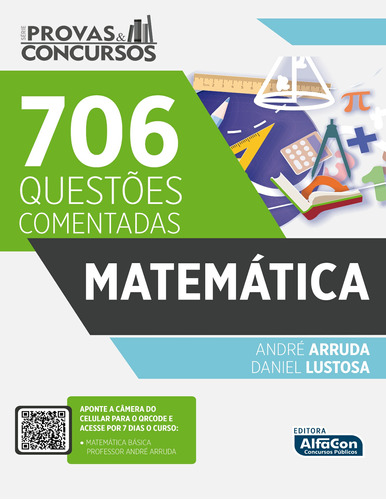 Série Provas & Concursos - Matemática, de Lustosa, Daniel. Editora Jafar Sistemas De Ensino E Cursos Livres, capa mole em português, 2022