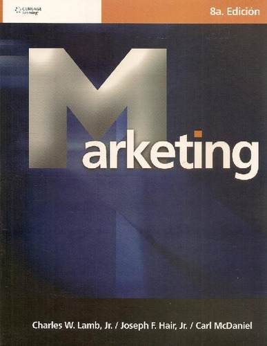 Libro Marketing De Charles W. Lamb, Joseph F. Hair, Carl Mcd