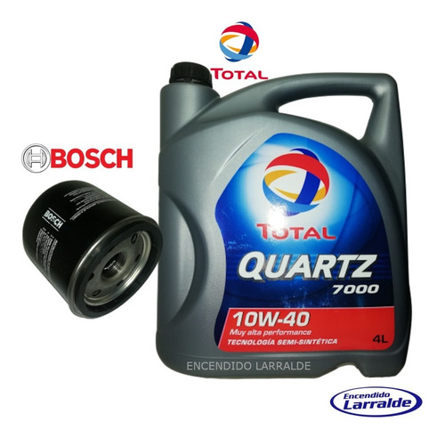 Kit Filtro + Aceite Total 10w40 Renault Clio Ii 1.2