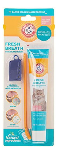 Arm And Hammer Fresh Breath Dental Kit For Kittens Cat