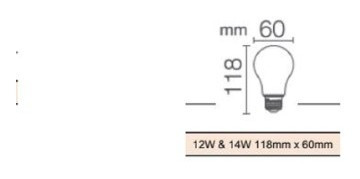 Imagen 4 de 6 de Pack X 20 Lámparas Led 14w=100w Osram Luz Día/fría Por E631