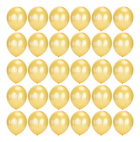 Decoração De Casamento Dourada, 30 Unidades, Número 2021, Ba