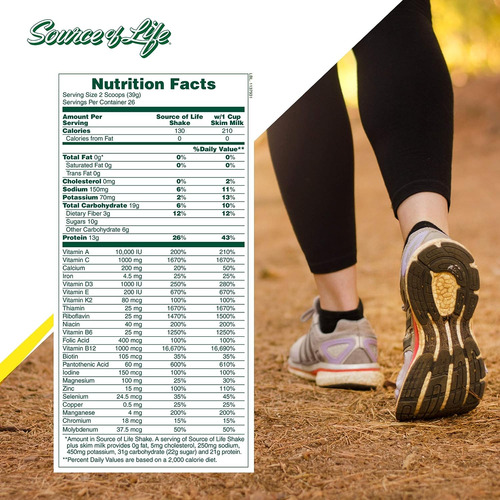 Naturesplus Fuente De Shake De Energía Vital - 2.2 Lbs Multi